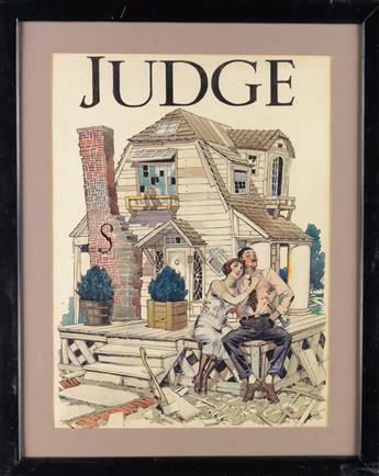 ORSON LOWELL. D.I.Y. Darling.  Proposed cover illustration for Judge Magazine.